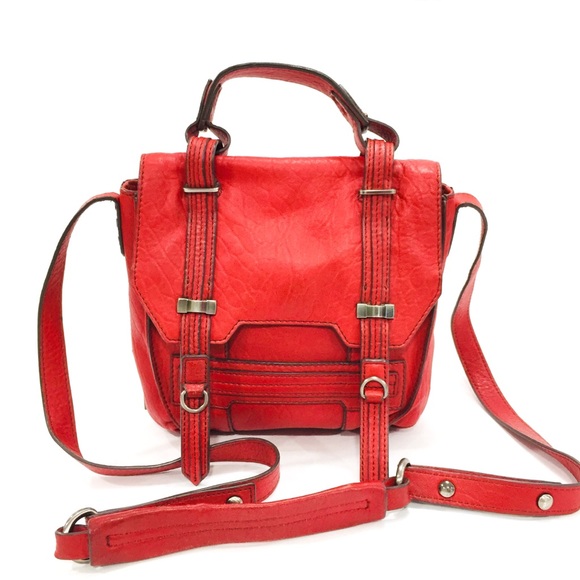 Kooba Handbags - Kooba Red Leather CrossBody Purse Handbag